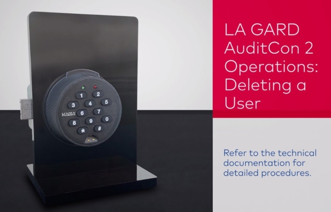 Auditcon delete a user